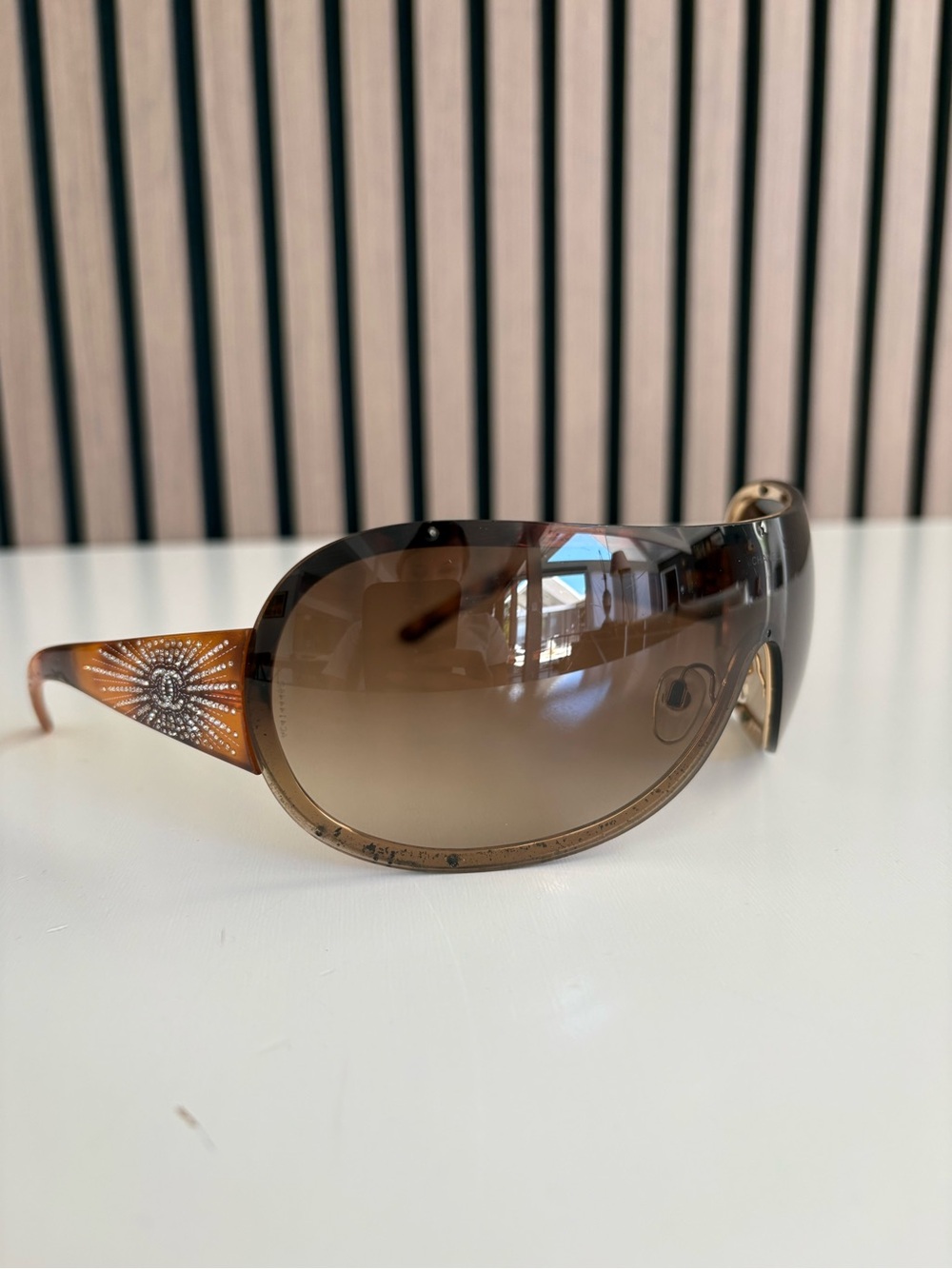 Auth VTG CHANEL Sunglasses 4148-B